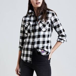 Levi's Lakers NBA Western Plaid Shirt